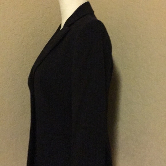 NWT Tahari Levine Navy Pinstripe Suit Jacket - Picture 2 of 3